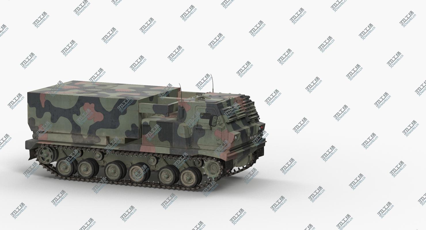 images/goods_img/2021040232/US Multiple Rocket Launcher M270 MLRS Camo Rigged 3D model/4.jpg